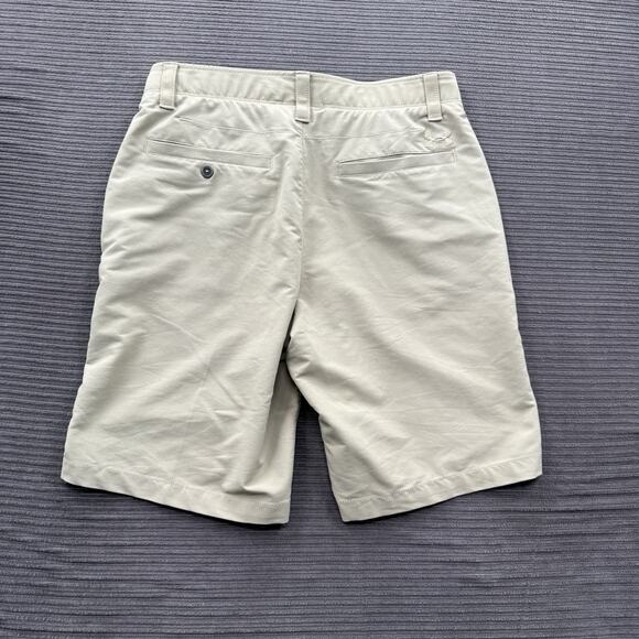 Under Armour Heatgear Shorts Men 32 Brown Nylon Performance Golf Outdoors. - Picture 2 of 8